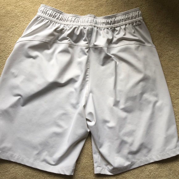 White Adidas Climalite shorts size Large - Picture 4 of 4